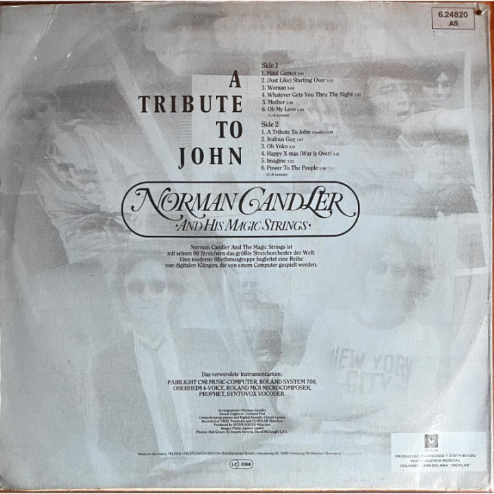 John Lennon - Norman Gandler and His Magic Strings play John Lennon reverso