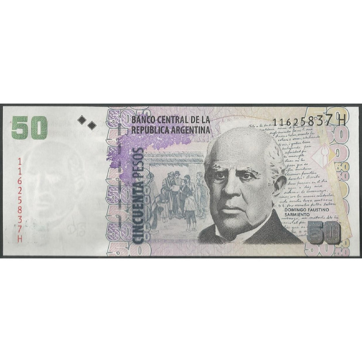 Argentina 50 Pesos ND2003-13 Serie H P356