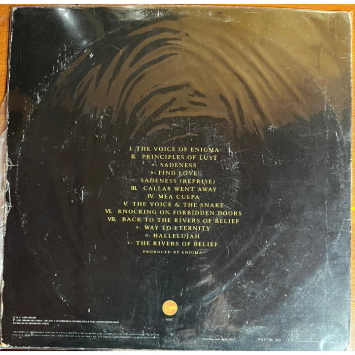 Enigma - MCMXC a.D reverso
