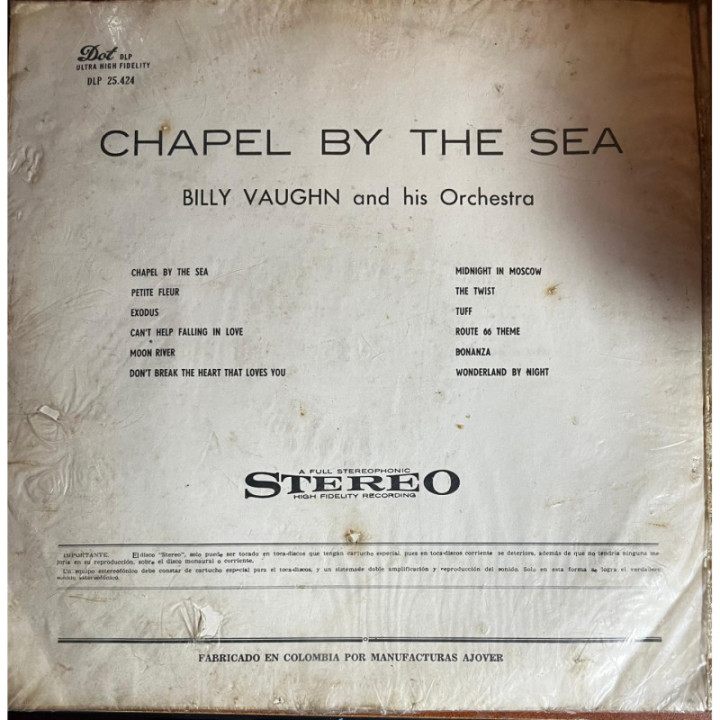 Billy Vaughn - Chapel by the Sea reverso