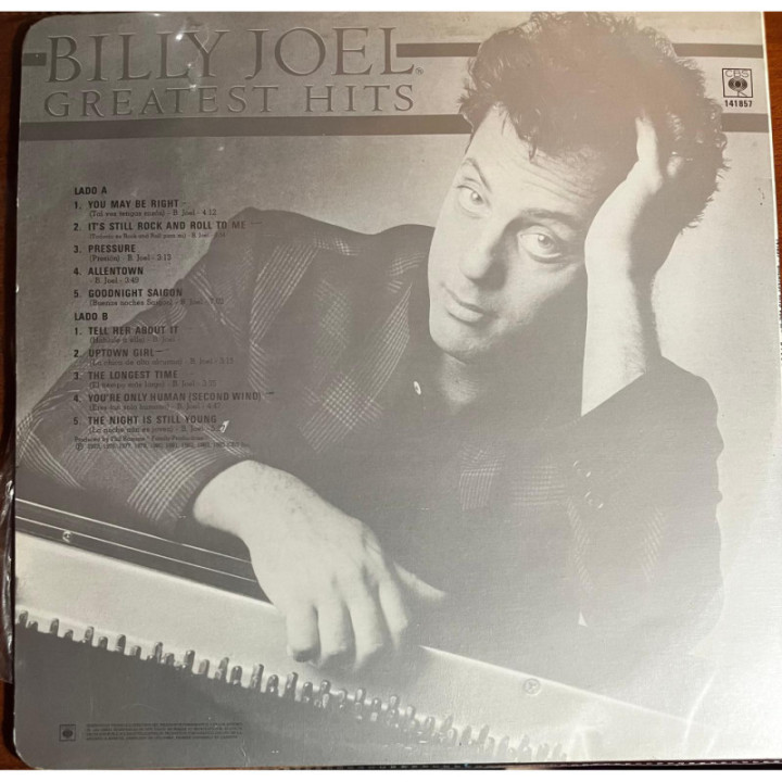 Billy Joel - Greatest Hits Volume II reverso