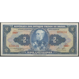 Brasil 2 Cruzeiros ND1954-8 Firma 6 P151b