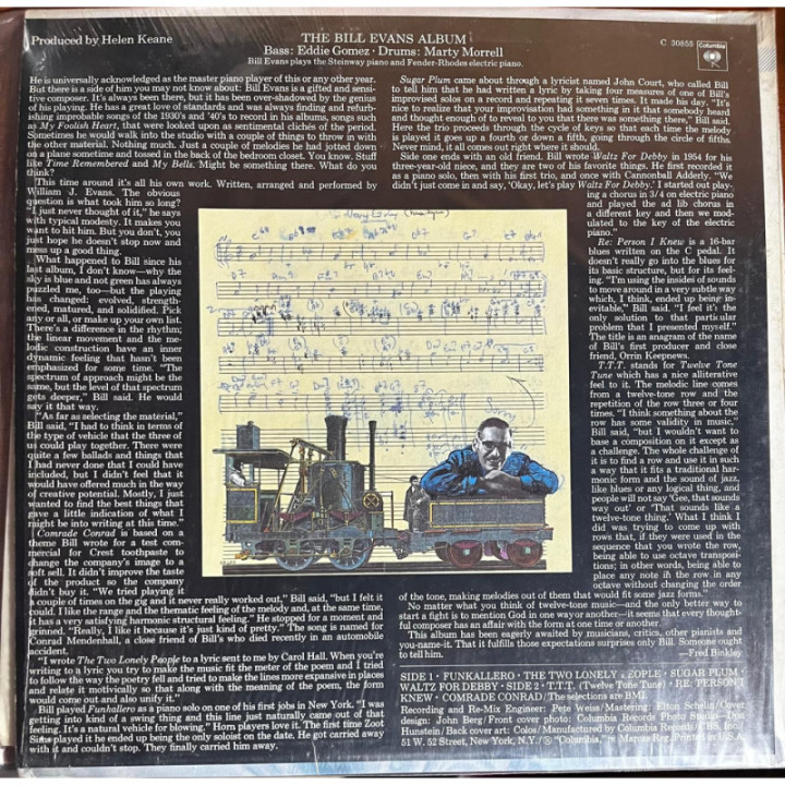 The Bill Evans Album reverso