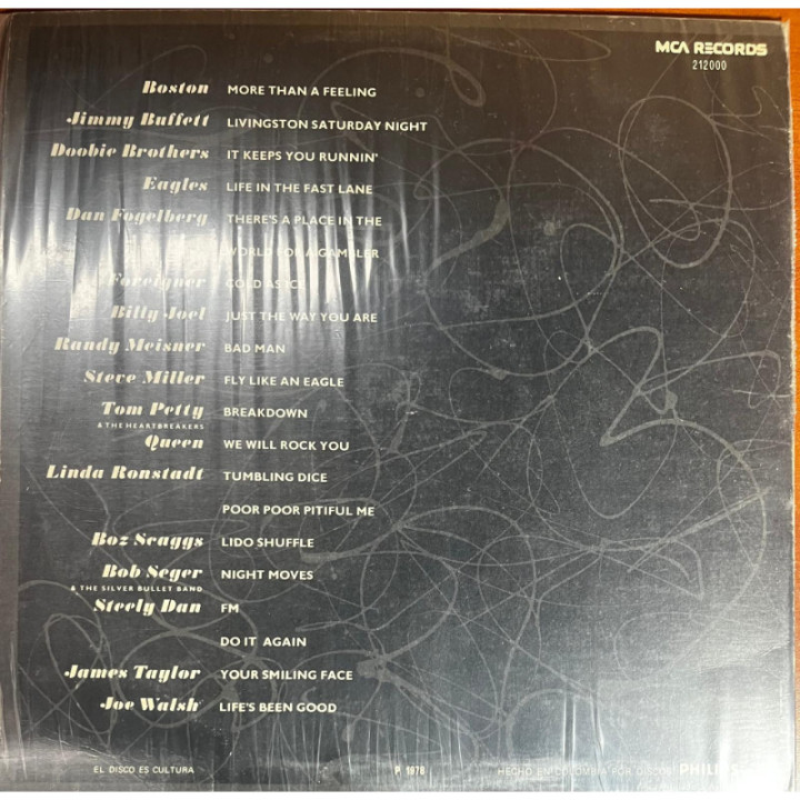 FM The Original Soundtrack (2 Vinilos) reverso