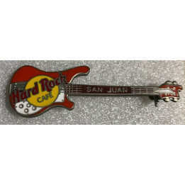 Hard Rock Cafe San Juan Puerto Rico Guitarra roja HRC003