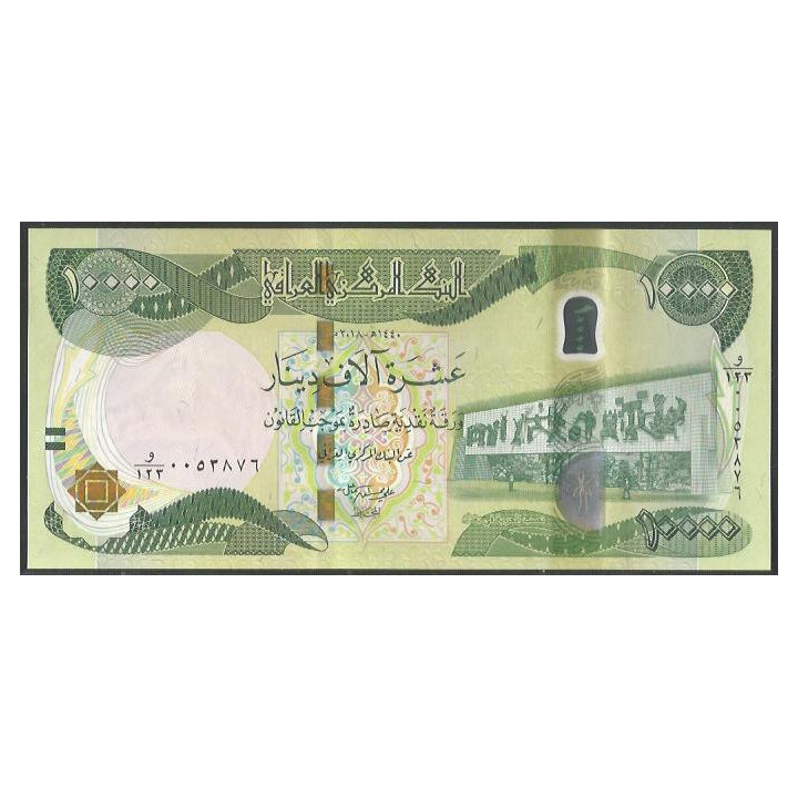 Iraq 10.000 Dinares 2022 P101d