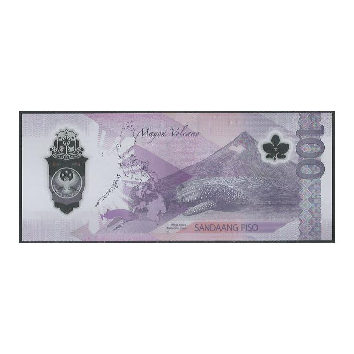 Filipinas 100 Piso 2024 P238a reverso