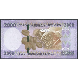 Rwanda 2.000 Francs 28 Jun 2024 P44