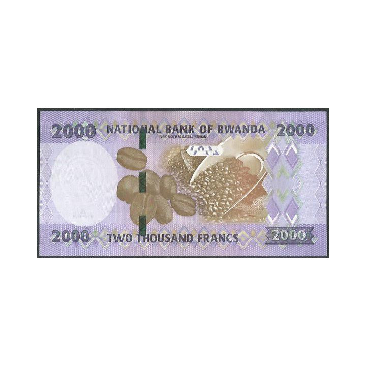 Rwanda 2.000 Francs 28 Jun 2024 P44