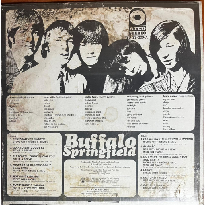Buffalo Springfield - Buffalo Springfield reverso