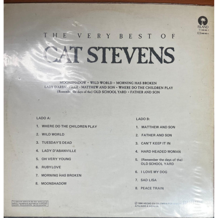 Cat Stevens -The Very Best reverso