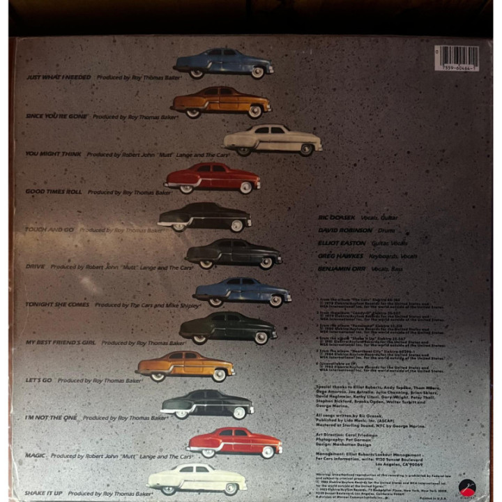 The Cars - The Greatest Hits reverso