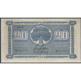 Finlandia 20 Markka 1945 P78a
