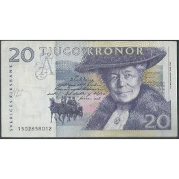 Suecia 5 Kronor 1991 P61a