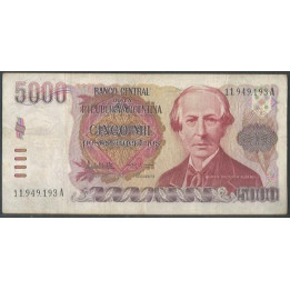 Argentina 5.000 Pesos Argentinos ND1984-5 Serie A P318a
