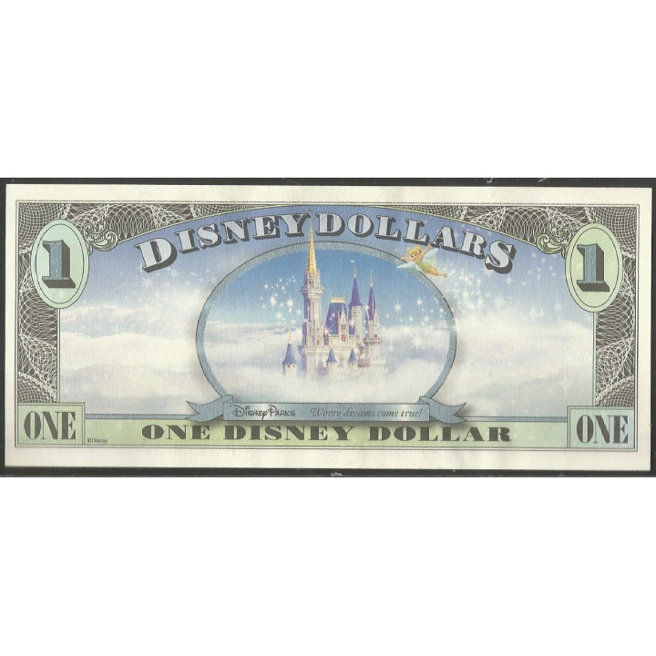 Disney 1 Dollar 2007 reverso