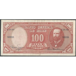 Chile 10 Centesimos ND1960-1 P127a1