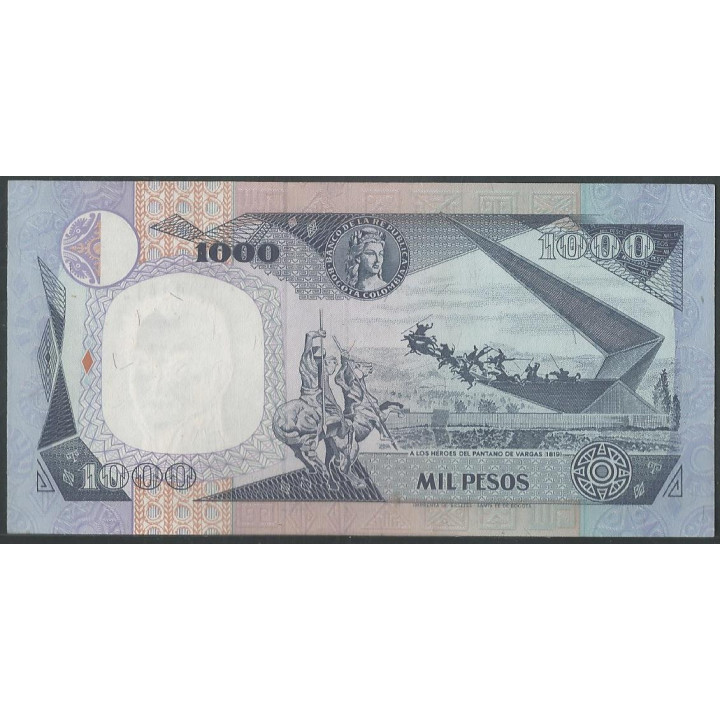 Billete de 1.000 Pesos 1 Nov 1994 BGW432 reverso