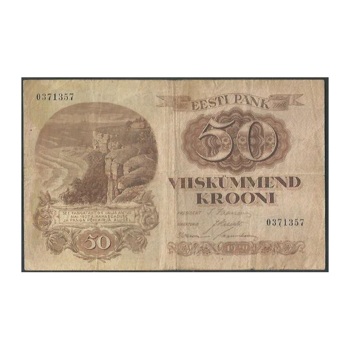 Estonia 50 Krooni 1929 P65a