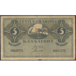 Estonia 5 Markka 1919 P45a