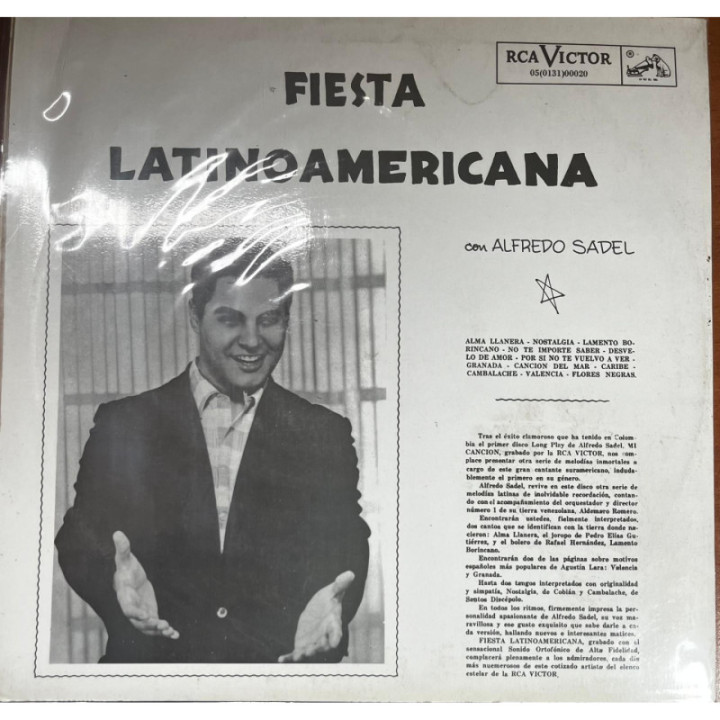 Alfredo Sadel - Fiesta Latinoamericana reverso