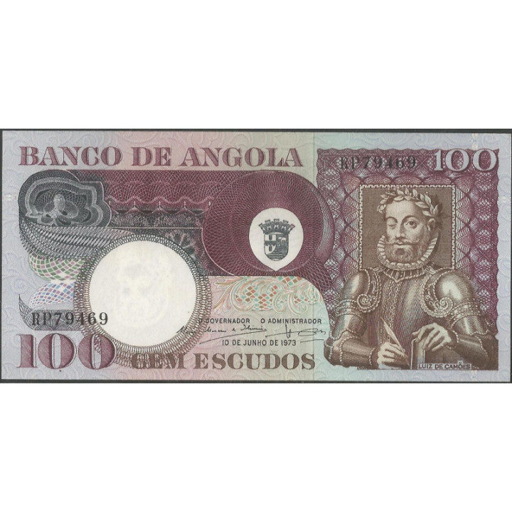 Angola 100 Escudos 10 Jun 1973 P106
