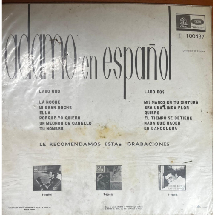 Adamo - En Español reverso
