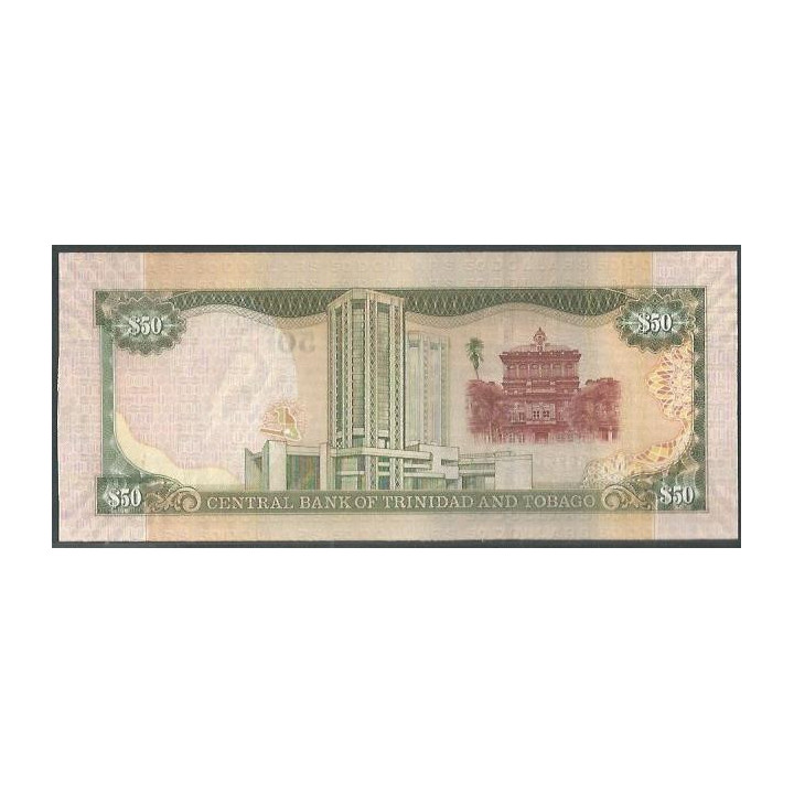 Trinidad y Tobago 50 Dollars 2006 P50 reverso