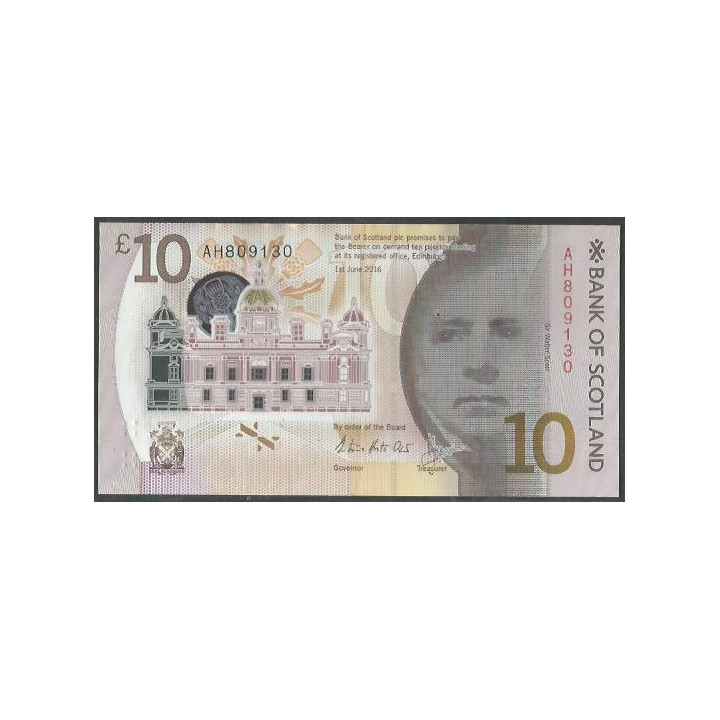 Escosia 10 Pounds 1 Jun 2016 P131