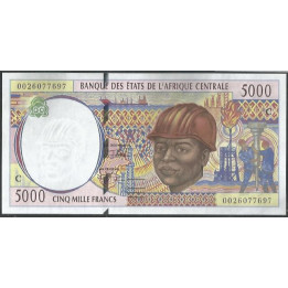 Congo 5.000 Francs 2000 P104Cf