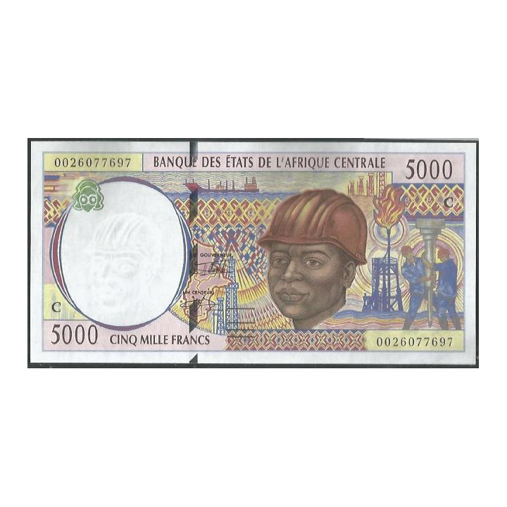 Congo 5.000 Francs 2000 P104Cf