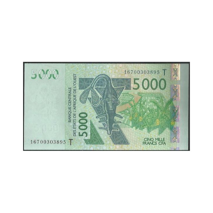 Togo 5.000 Francs 2016 P817Tp