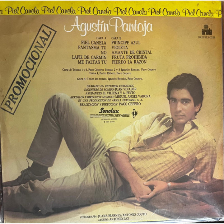 Agustin Pantoja - Piel Canela reverso
