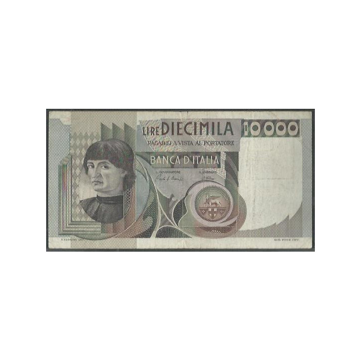 Italia 10.000 Liras 6 Sep 1980 P106b