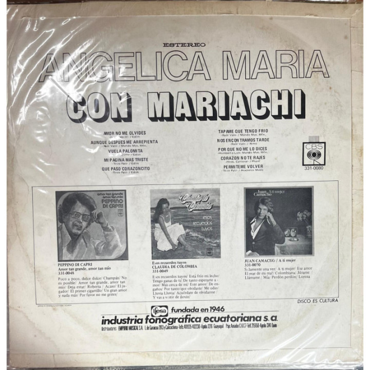 Angelica Maria - Con Mariachi reverso