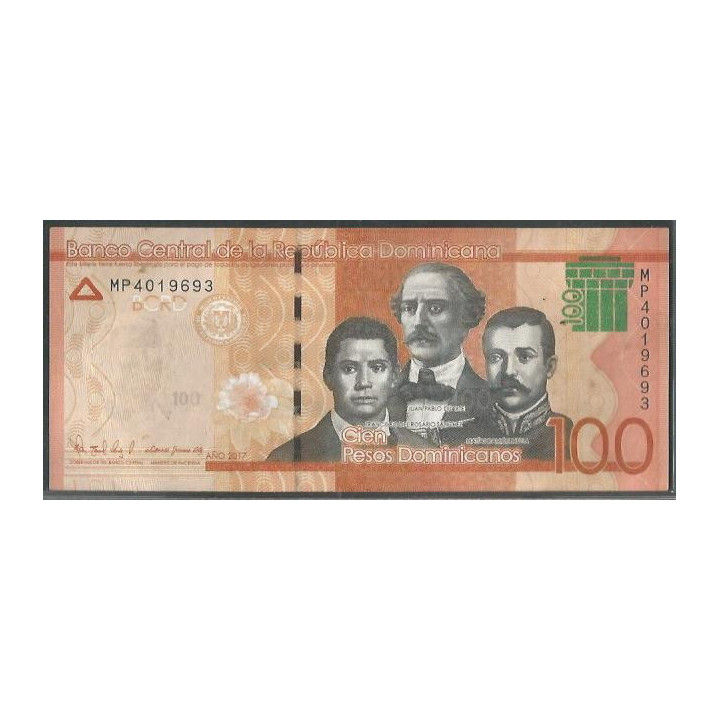 Rep. Dominicana 100 Pesos 2017 P190d