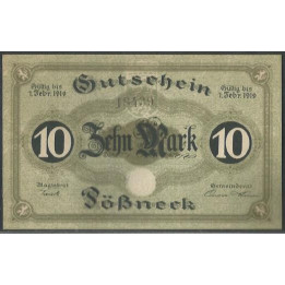 Alemania - Pobneck 10 Mark 1 Feb 1919