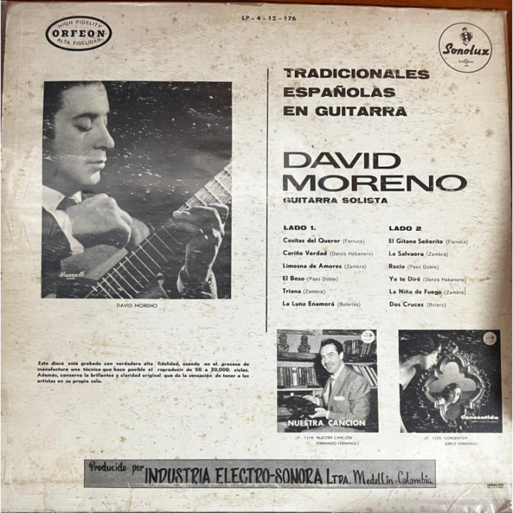 Tradicionales Españoles En Guitarra reverso