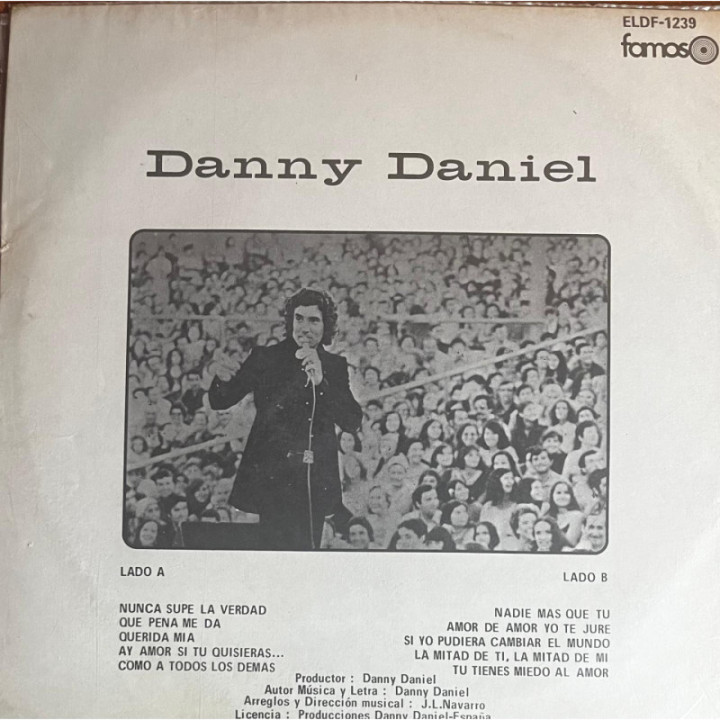 Danny Daniel - Nunca Supe la Verdad reverso