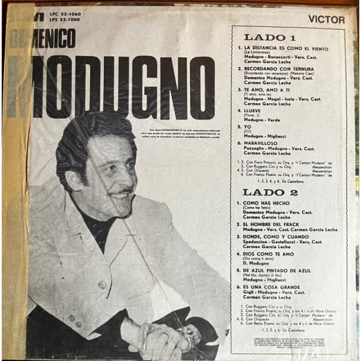 Domenico Modugno - En Castellano reverso