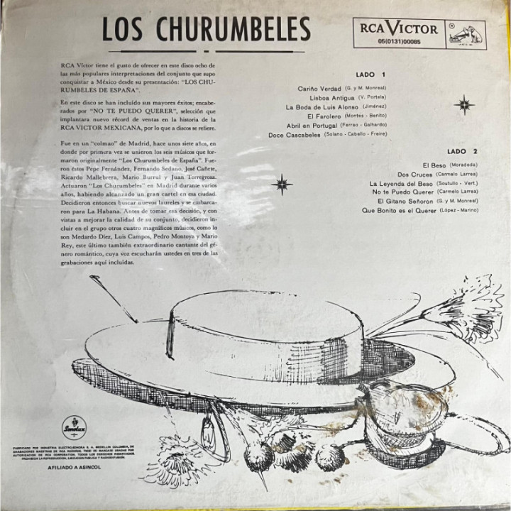 Los Churrumbeles De España reverso