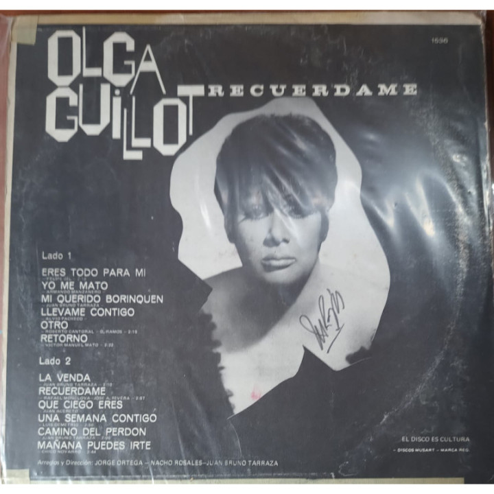 Olga Guillot - Recuerdame reverso