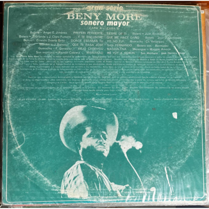 Beny More - Beny More Vol. XI reverso
