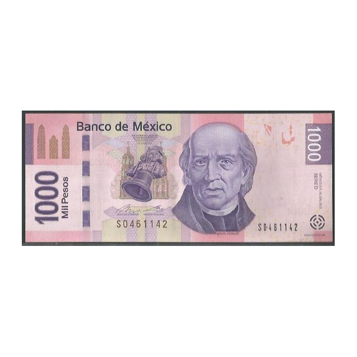 Mexico 1.000 Pesos 10 Jun 2013 Serie D P127d