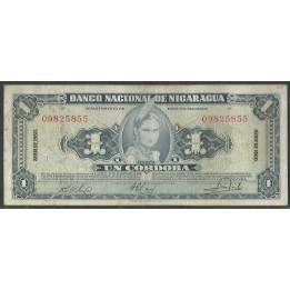 Nicaragua 1 Cordoba 1960 P99c