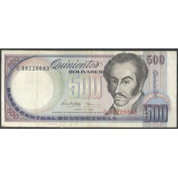 Venezuela 500 Bolivares 5 Jun 1995 G 8 Dig P67a