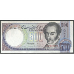 Venezuela 500 Bolivares 5 Feb 1998 S 8 Dig P67f