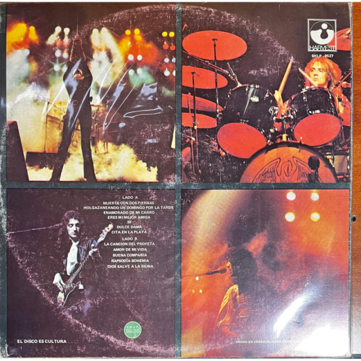 Queen- A Night At The Opera reverso