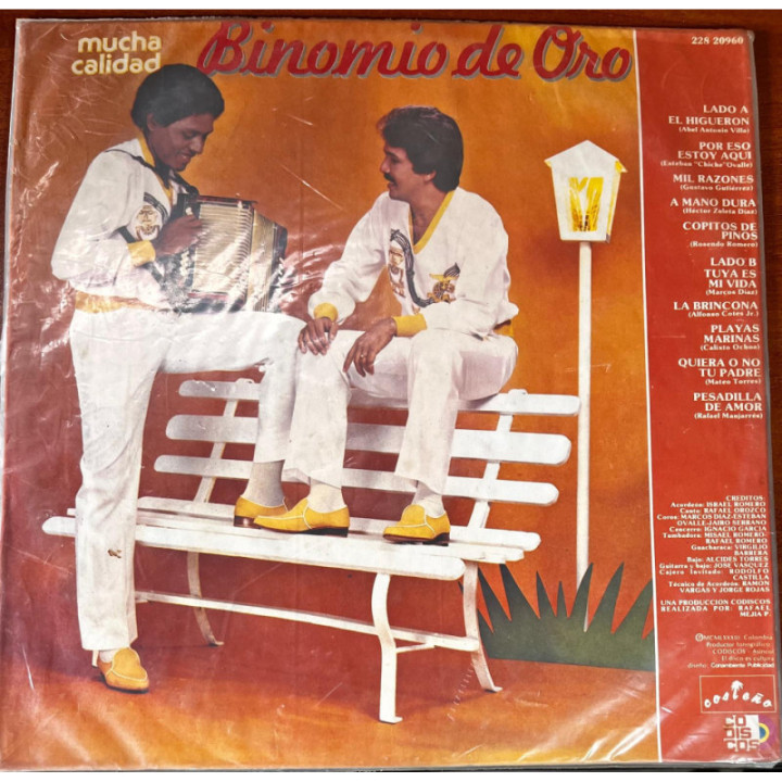 Binomio De Oro - Mucha Calidad reverso