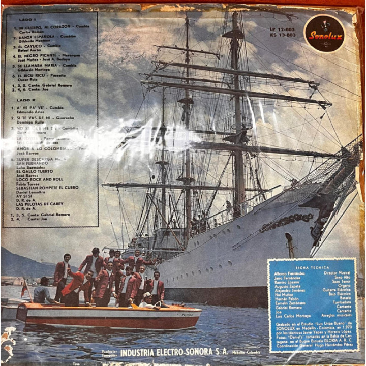 Los Balck Stars - En La Gloria reverso